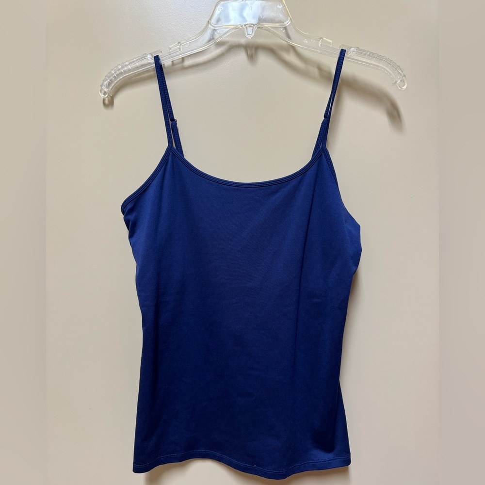 White House Black Market Blue Tank Top Size M